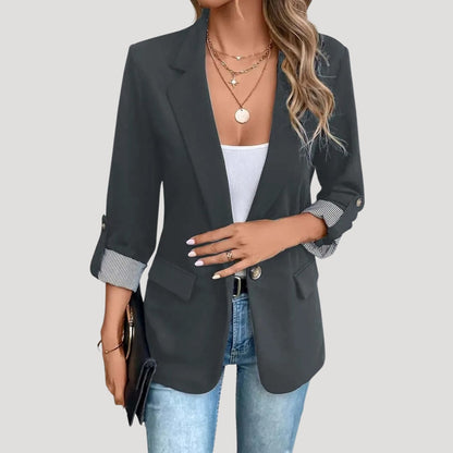 Women's Classic Fit Spring Blazer Jacket