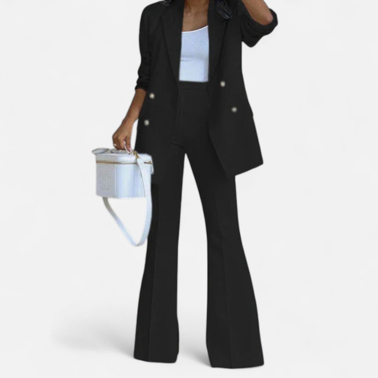 Classic Women's Spring Two Piece Pantsuit Set
