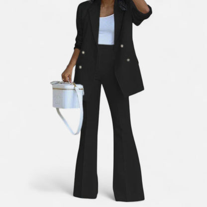 Classic Women's Spring Two Piece Pantsuit Set
