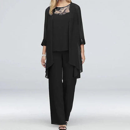 Chic Ladies 3 Piece Spring Pants Outfit