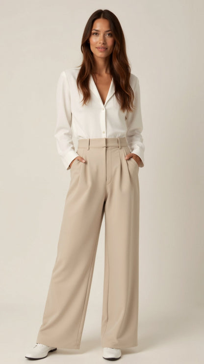 Comfortable Women's Loose Fit Trousers - VibreMode