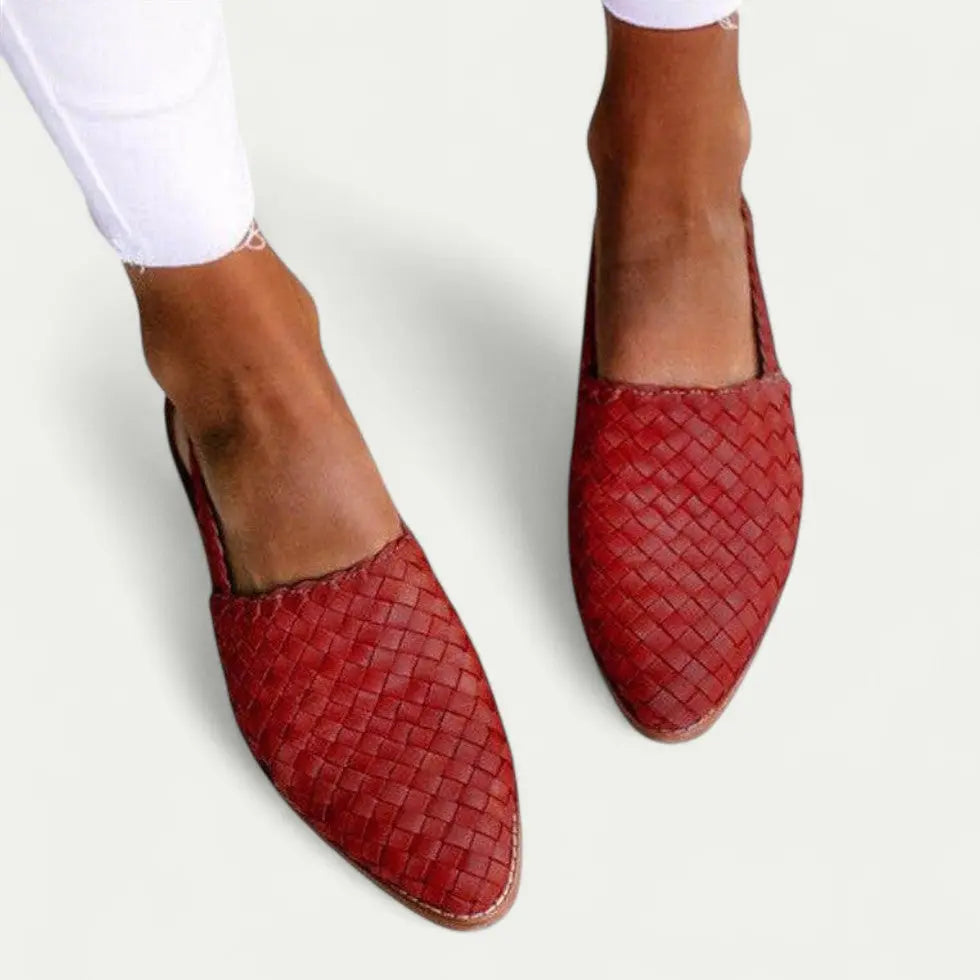 Woven Slingback Flats for Women – Chic & Comfortable Design