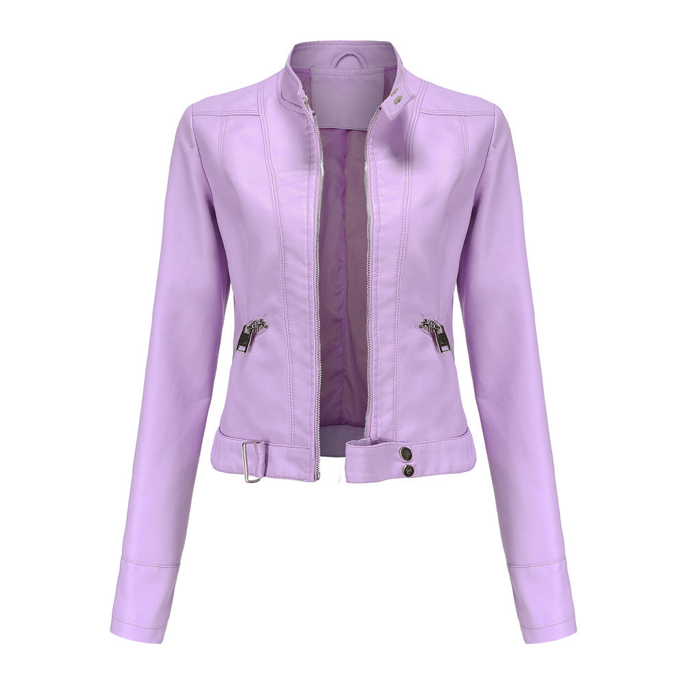 Ladies Lightweight Spring Zipper Jacket