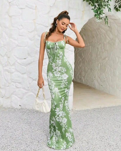 Beautiful Flower Long Dress