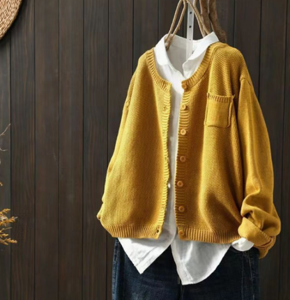 Women's Button Up Cardigan Long Sleeves