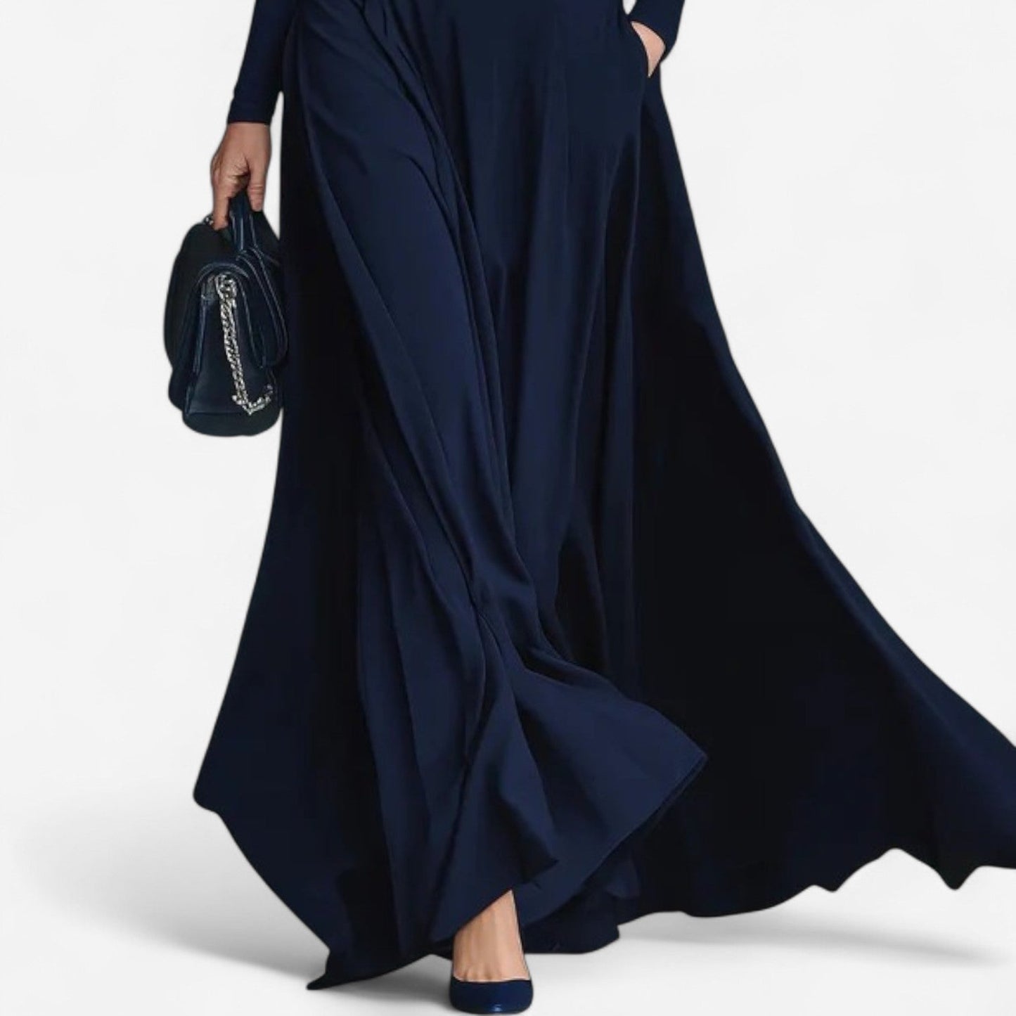 Women's High Neck Maxi Dress
