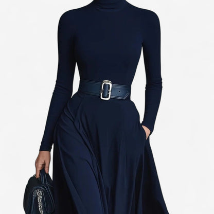 Women's High Neck Maxi Dress