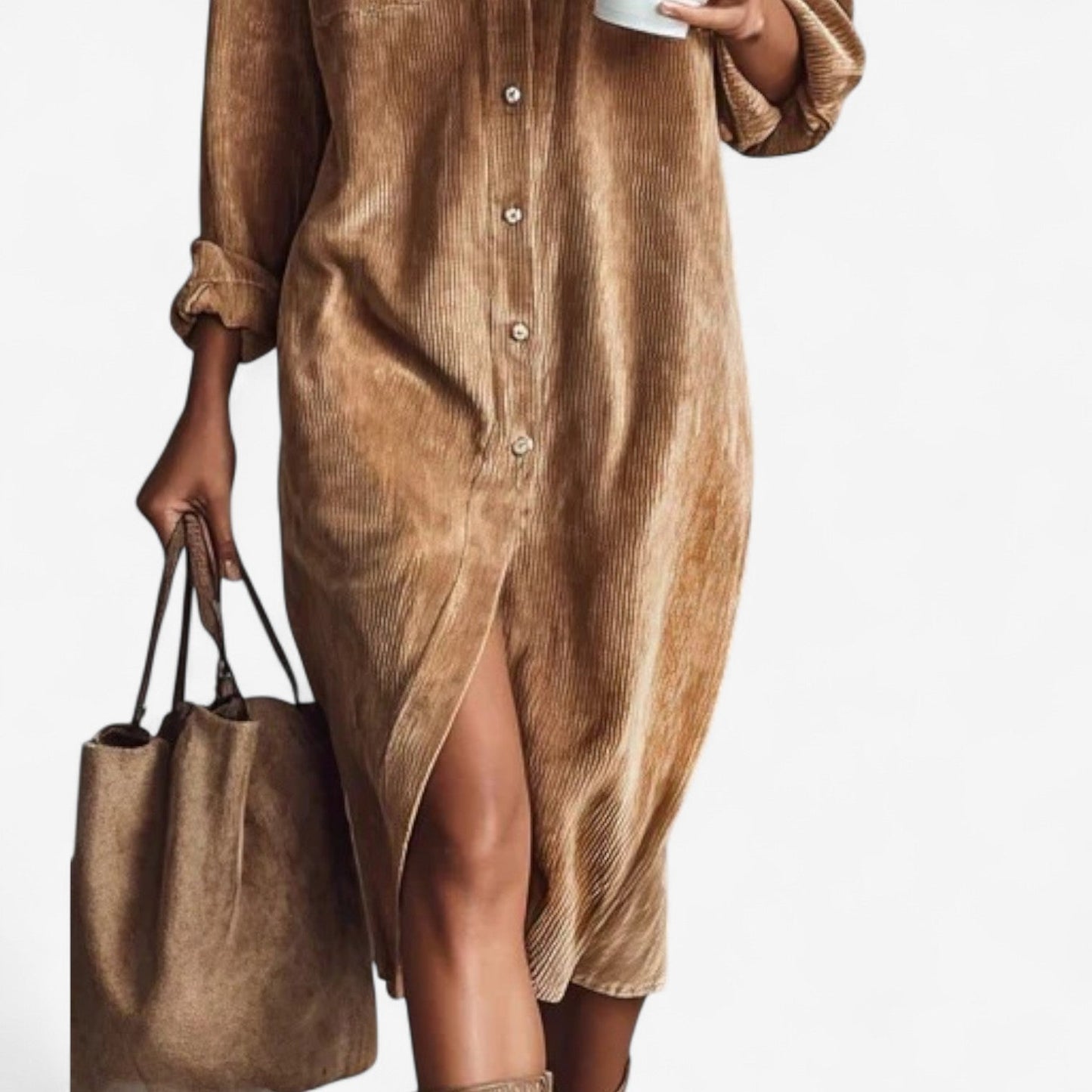 Flowy A-Line Midi Dress