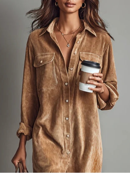 Fashionable A-Line Midi Dress