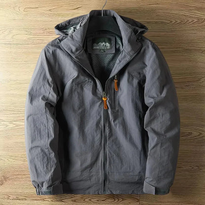 Men's Waterproof Outdoor Parka Jacket With Hood