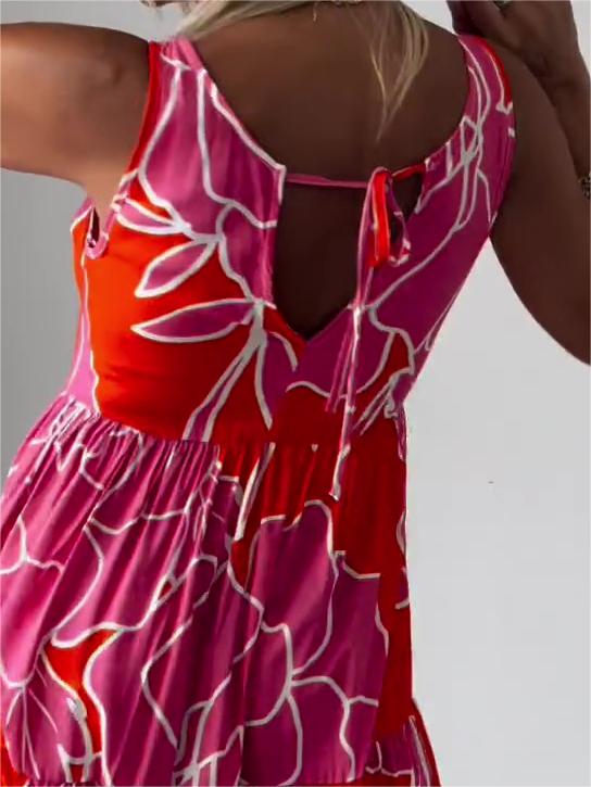 Colorful Garden Party Dress