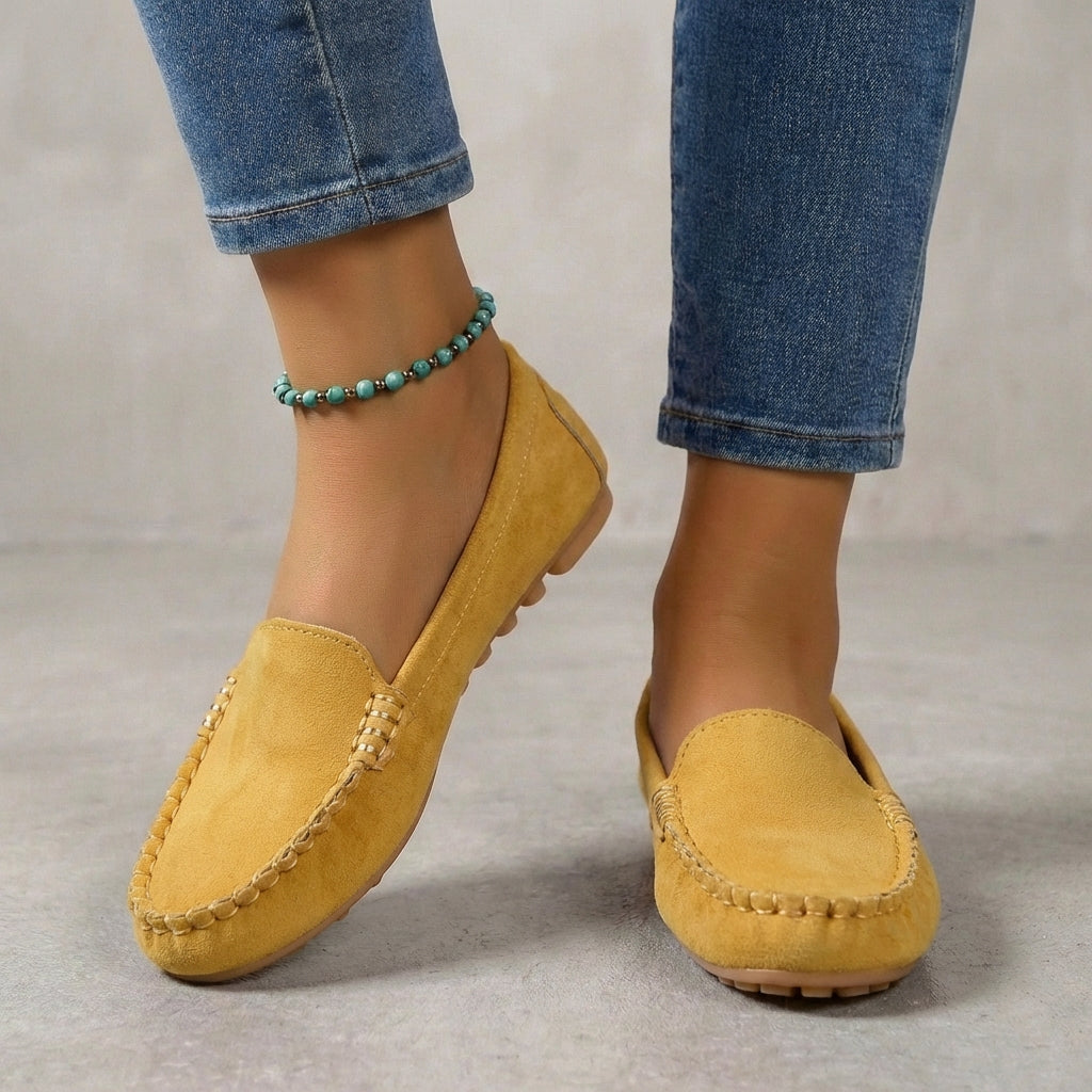 Men's Orthopedic Moccasin Shoes Metallic Accents - VibreMode
