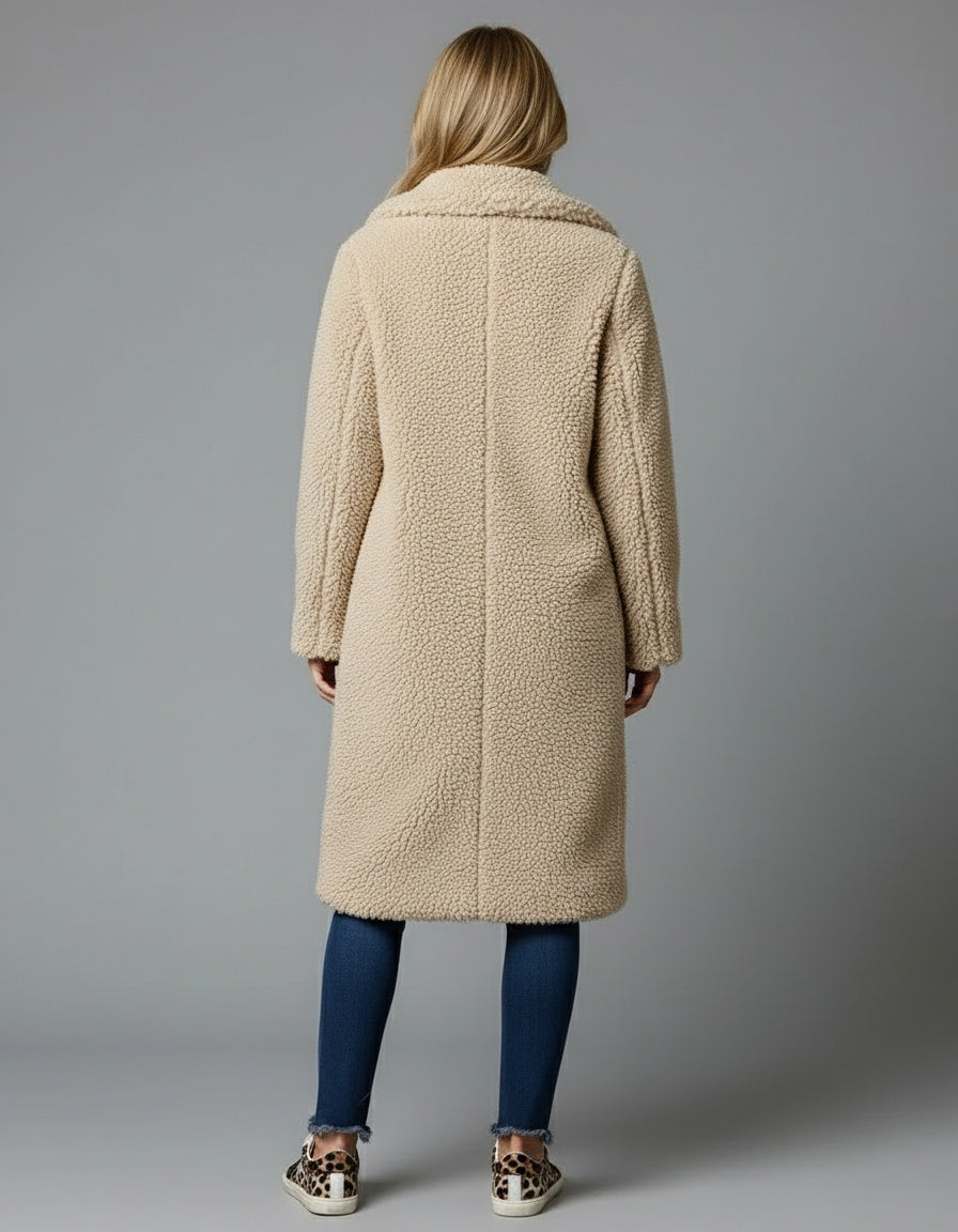 Warm Faux Fur Parka Coat