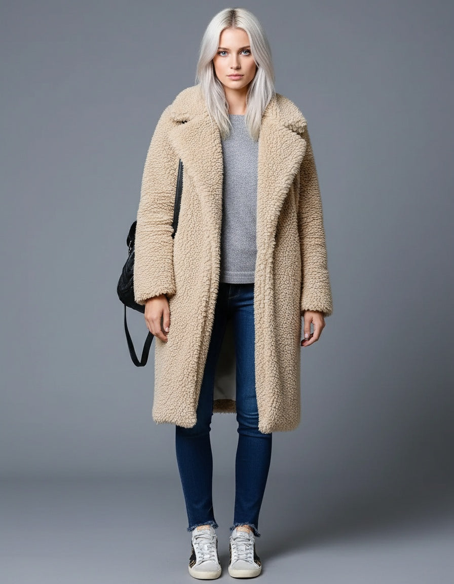 Warm Faux Fur Parka Coat - VibreMode