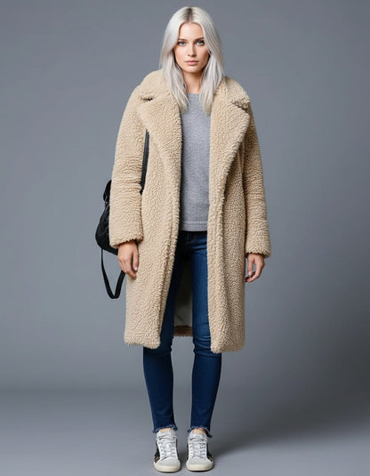 Warm Faux Fur Parka Coat - VibreMode