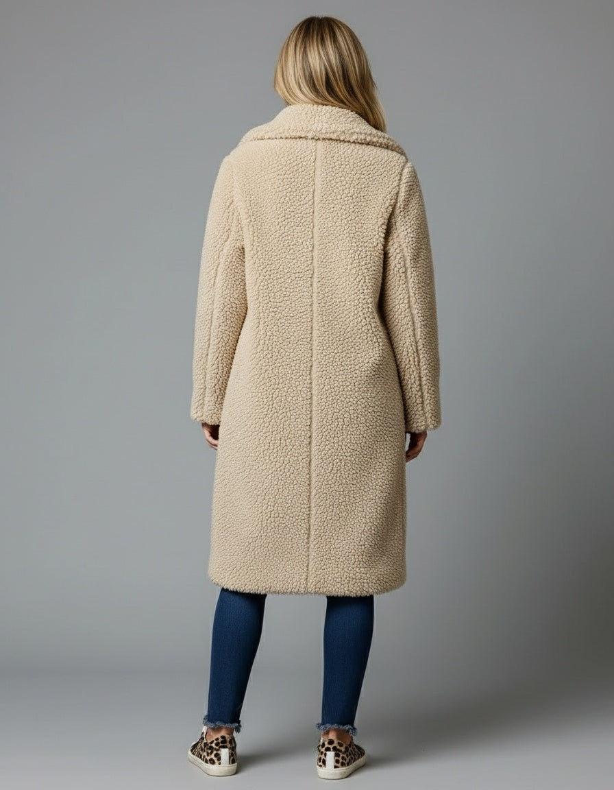 Warm Faux Fur Parka Coat