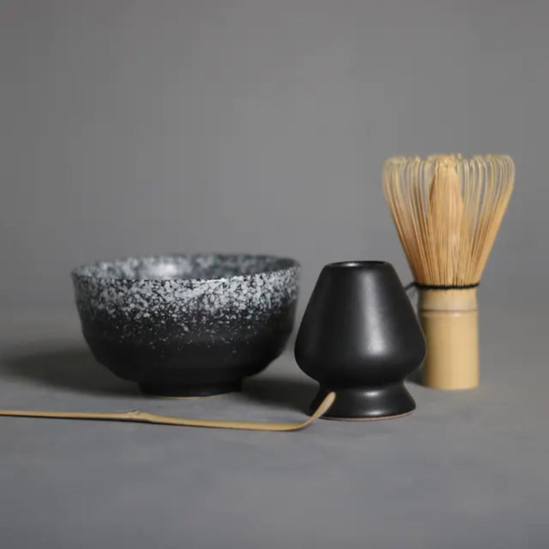 Traditional Matcha Gift Set Ceramic Bowl Whisk