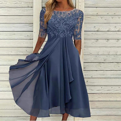 Chic Ladies Floral Long Sundress - VibreMode
