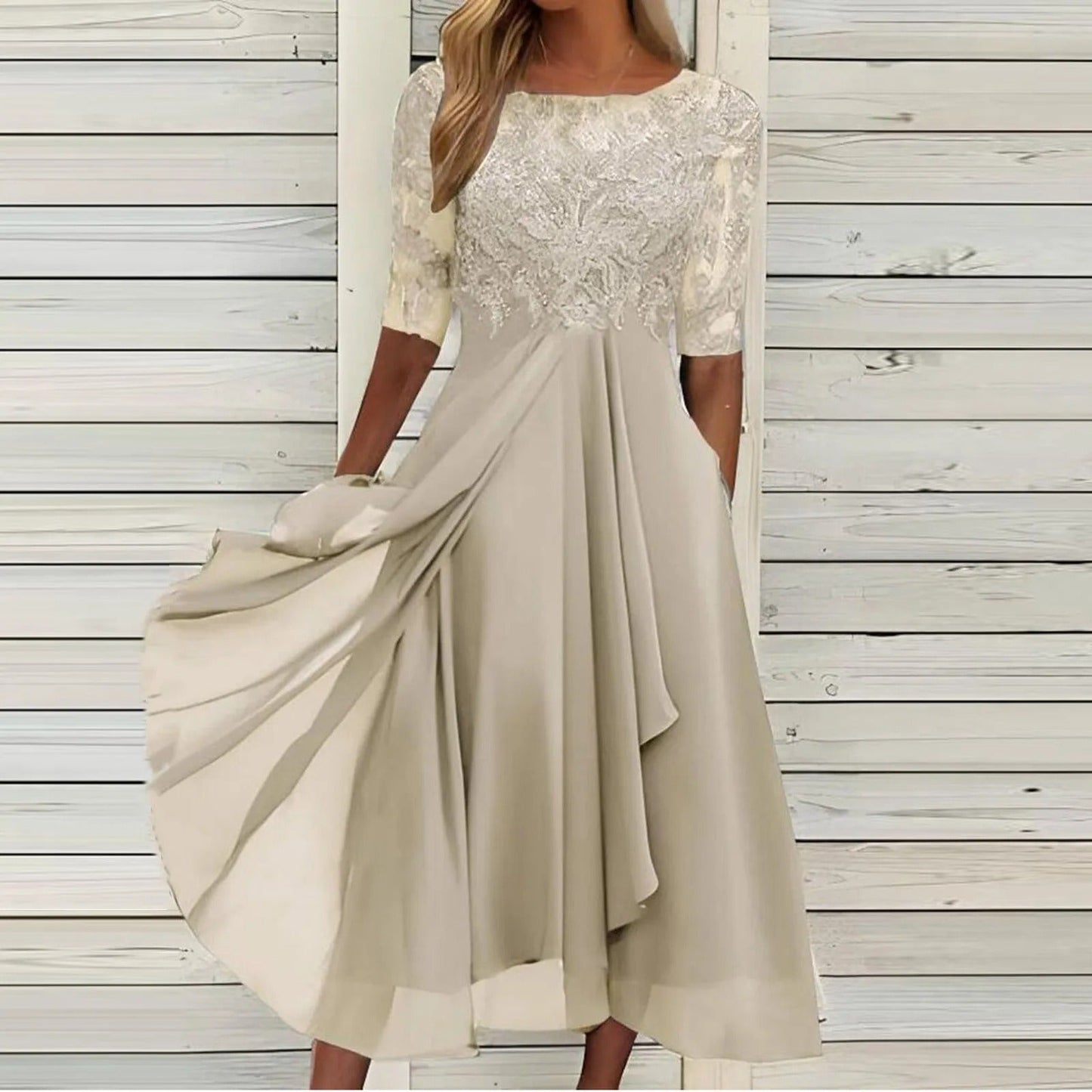 Chic Ladies Floral Long Sundress