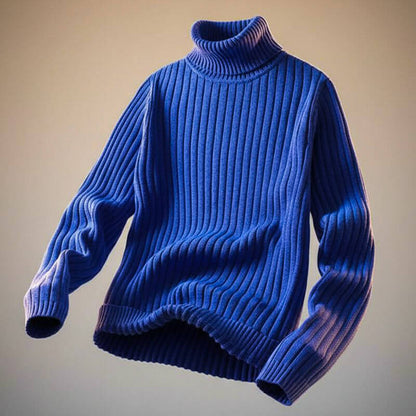 Luxury Soft Wool Turtleneck Sweater - VibreMode