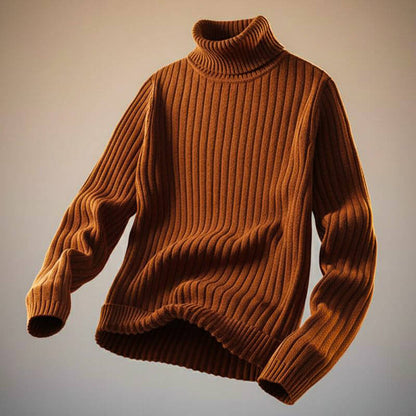 Luxury Soft Wool Turtleneck Sweater