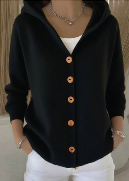 Cozy Zip Hooded Sweater Cardigan