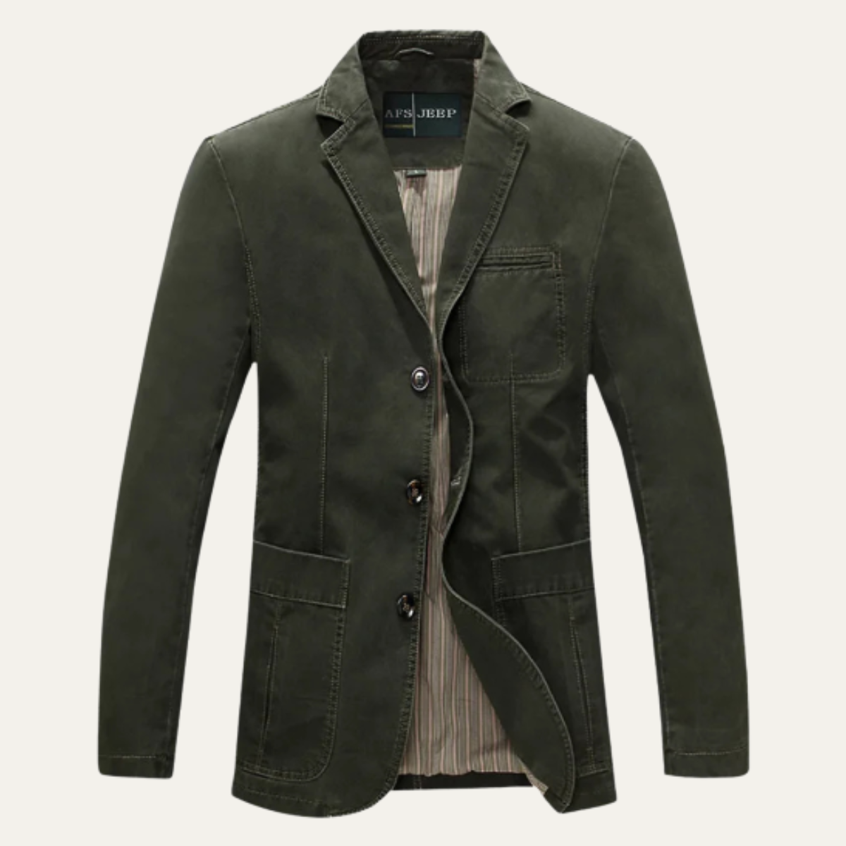 Men's Slim Fit Cotton Blazer Lightweight - VibreMode