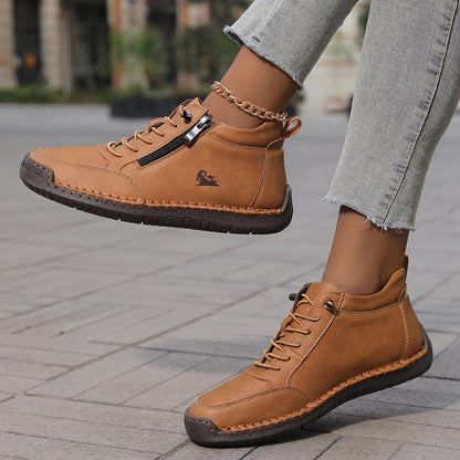 Ladies Comfortable Spring Lace Up Walking Shoes