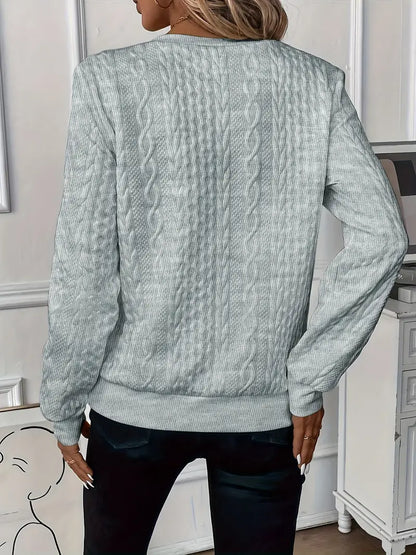 Stylish Zip Front Knitted Sweater