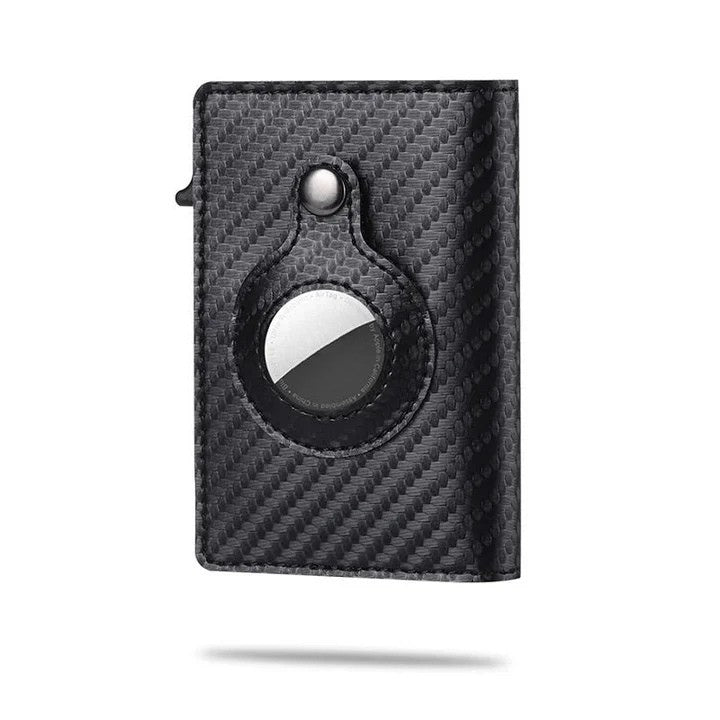 Apple Leather Wallet Tracker