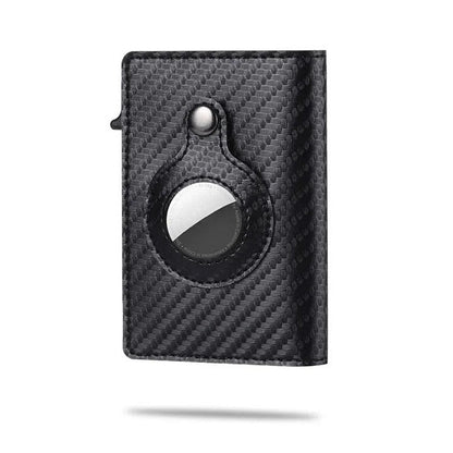 Apple Leather Wallet Tracker