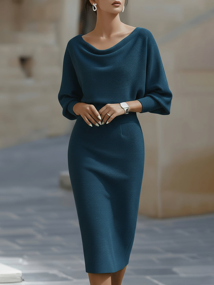 Chic Flowy Knee Length Dress