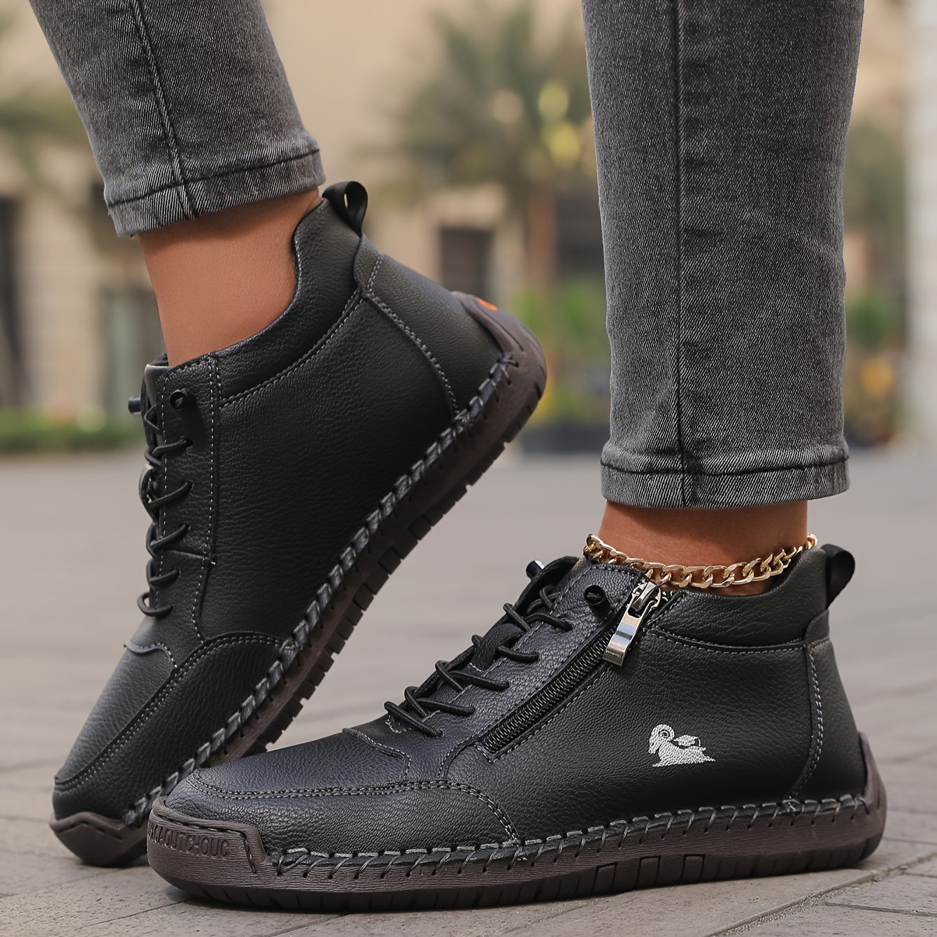 Ladies Comfortable Spring Lace Up Walking Shoes
