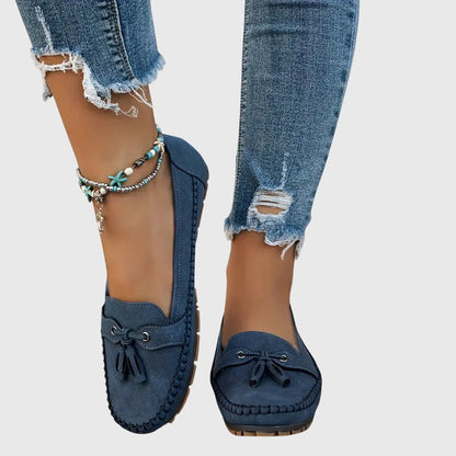 Cozy Slip On Leather Loafers