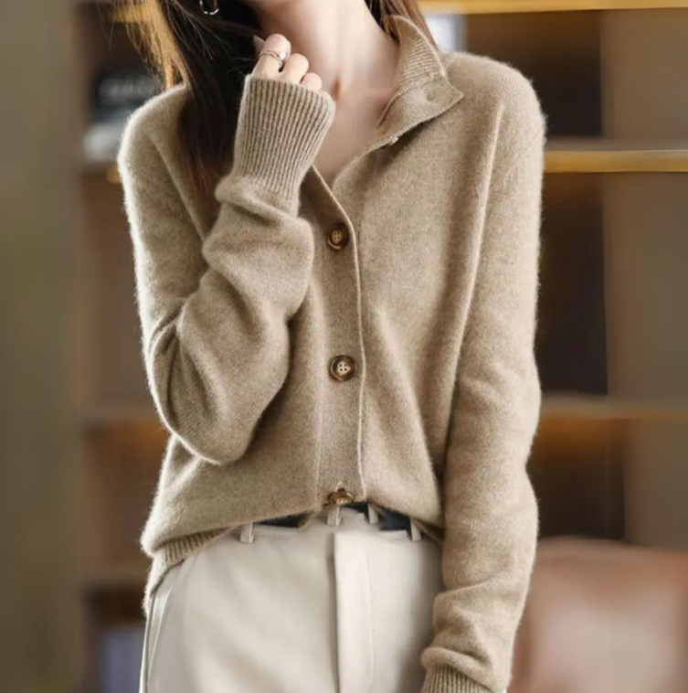 Chic Women's Open Front Cardigan - VibreMode