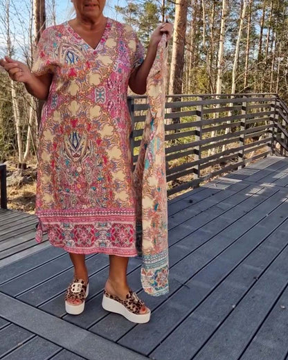 Casual Summer Print Sundress