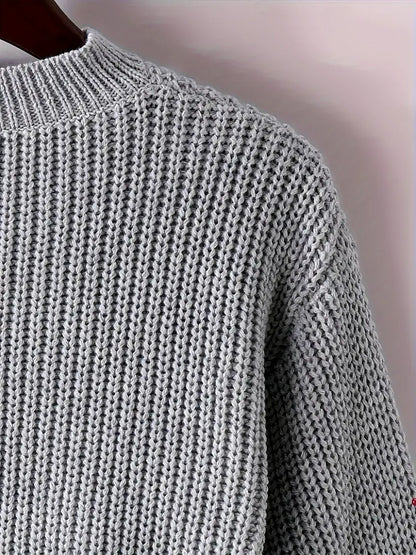 Fashionable Women's Cropped Sweater