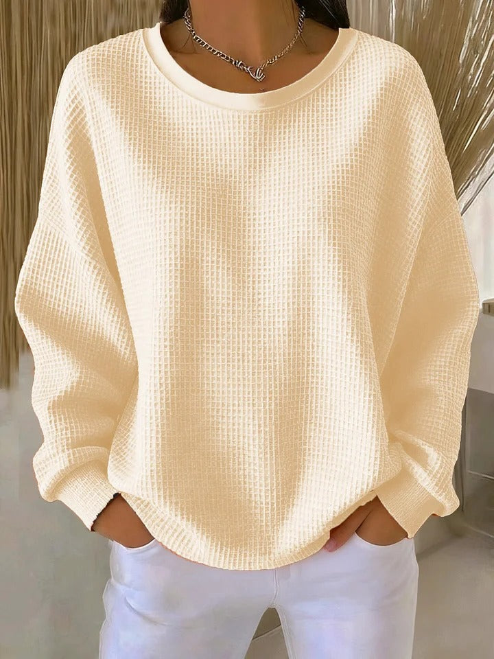 Knitted Crew Neck Sweater