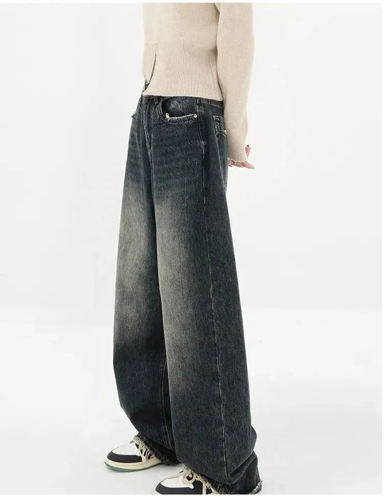 Ripped Vintage Style Jeans