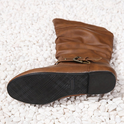 Ladies Tall Boots with Side Zip Detail