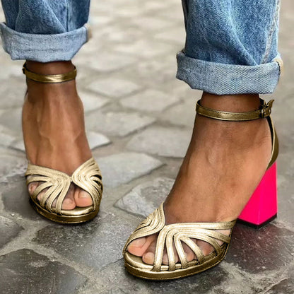 Women's Ankle Strap Sandals Open Toe - VibreMode