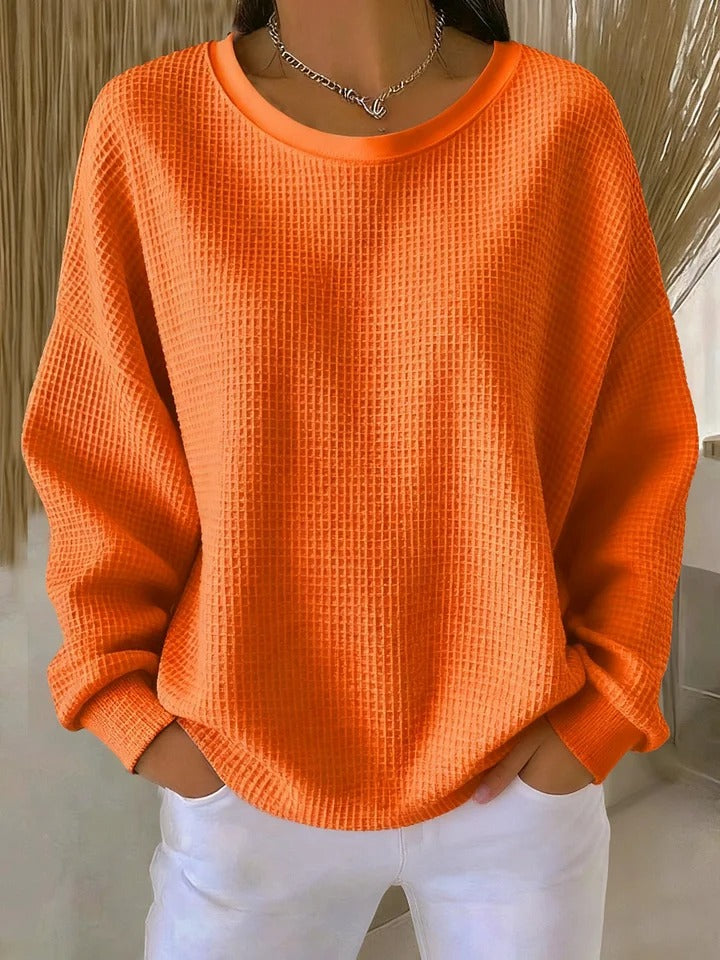 Knitted Crew Neck Sweater
