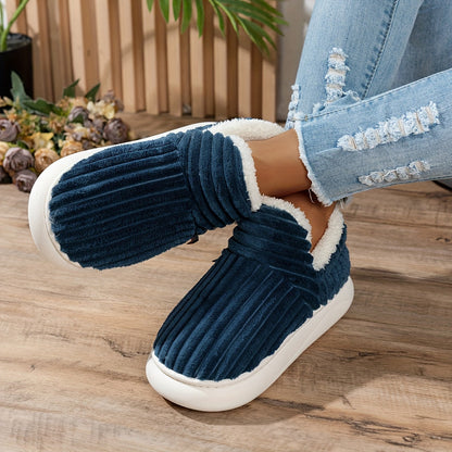 Women's Fleece Slippers Non-Slip Sole