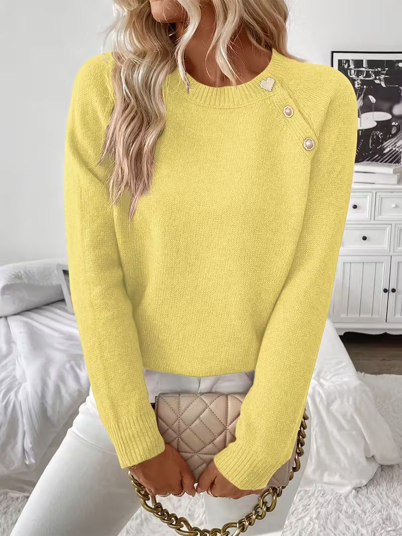 Women's Long Sleeve Knitted Sweater