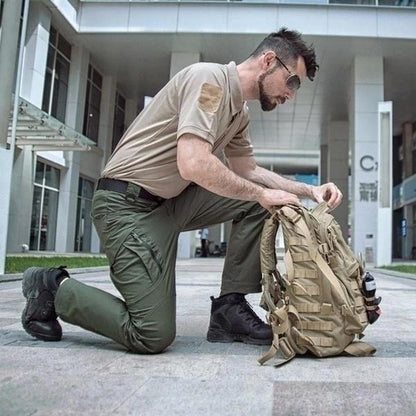 Men's Straight Leg Cargo Pants Multi Pocket