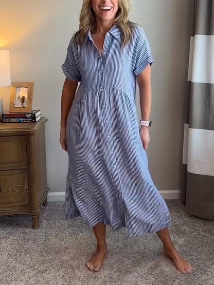 Classic Stripe Casual Shirt