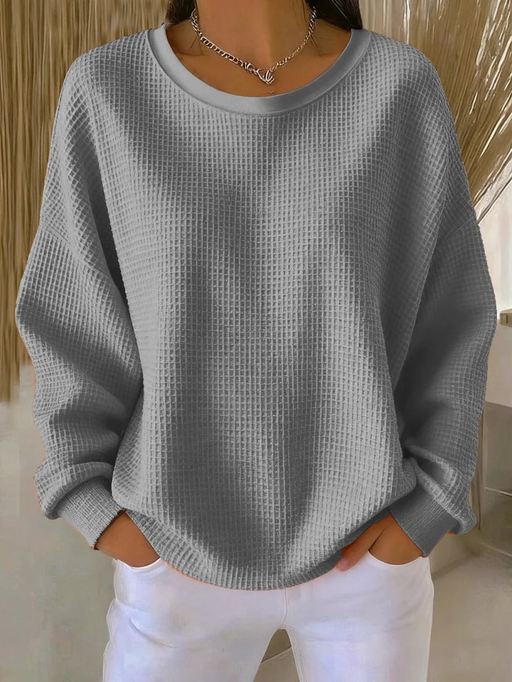 Knitted Crew Neck Sweater