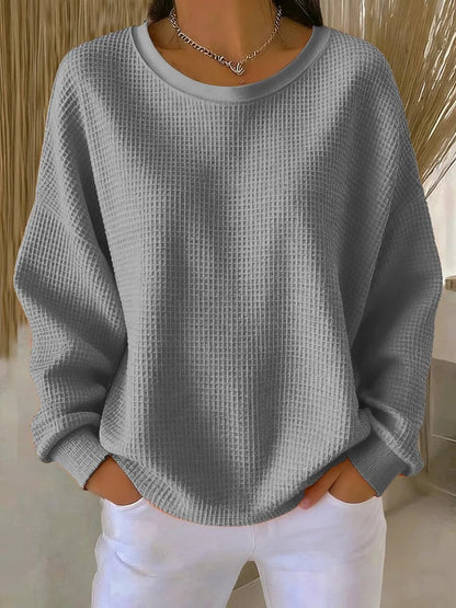 Knitted Crew Neck Sweater