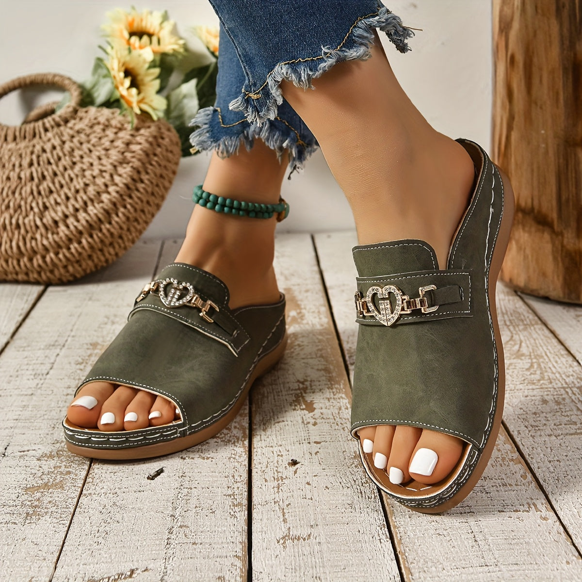 Women's Flat Adjustable Sandals