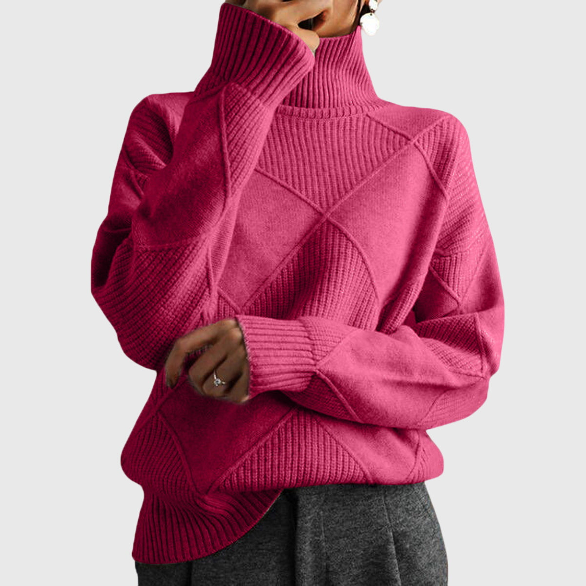 Avery™ | Turtleneck Sweater - VibreMode